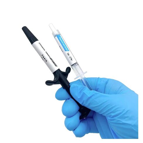 1Pack Orthodontic Light-Cured Adhesive, Adhesive x3, Primer x1, Brushes x40, Etching Agent x1 (1) in Saudi Arabia