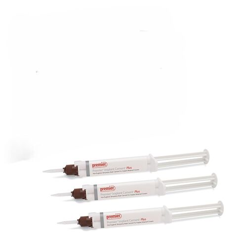 Premier Dental 3001556 Implant Cement Plus Value Pack Syringe White 3/Pk 5 mL in Kuwait