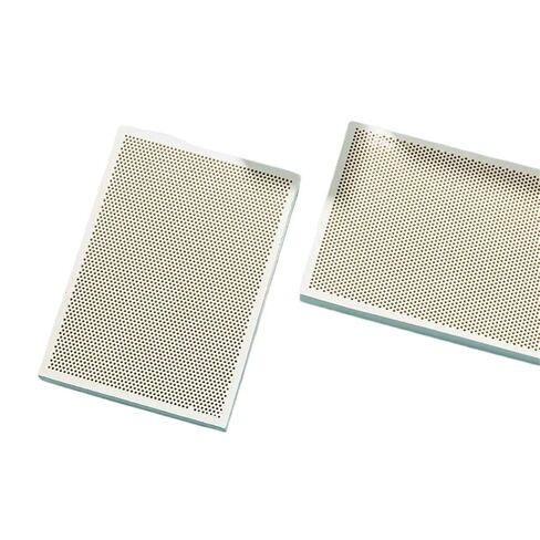 ألواح لحام سيراميك على شكل قرص العسل، قطعتان من كتلة لحام سيراميك على شكل قرص العسل - 13.7 × 9. 1.3 سم لصنع المجوهرات وأدوات لحام المعادن in Kuwait