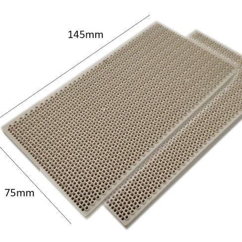 Honeycomb Ceramic Soldering Boards,Honeycomb Ceramic Soldering Plate - High Temperature Resistant Cordierite Welding Accessory, 145x75x14mm, 1pc in Kuwait