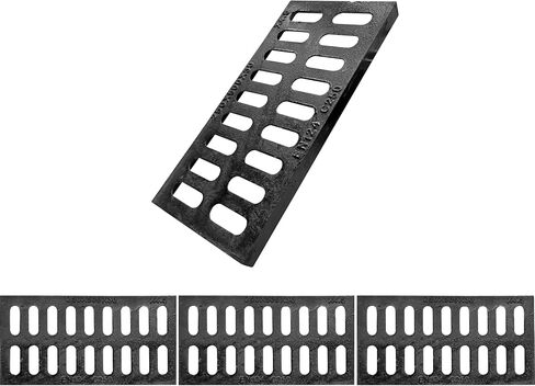 B125 Ductile Iron Driveway Channel Drain Grate-20x10 in. Metal Trench Drain Grates,3 Pack Garage Length,Heavy Duty Channel Drainage Grates for Garage,Factory,Parking Lot,Commercial Zone in Saudi Arabia
