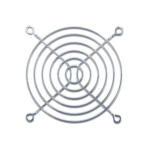 مروحة تبريد شواية معدنية للأصابع قطعة واحدة من غطاء شبكة مروحة معدنية للكمبيوتر الشخصي 140 مم 120 مم 90 مم 80 مم 40 مم 60 مم مشعاع فضي (4 سم) in Kuwait