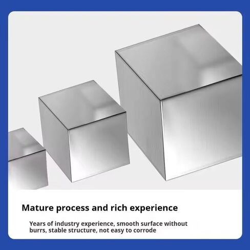 304 مكعب من الفولاذ المقاوم للصدأ مكعب مصقول لامع مصنوع يدويًا أجزاء أدوات المواد (20 × 20 × 20 مم) in Kuwait