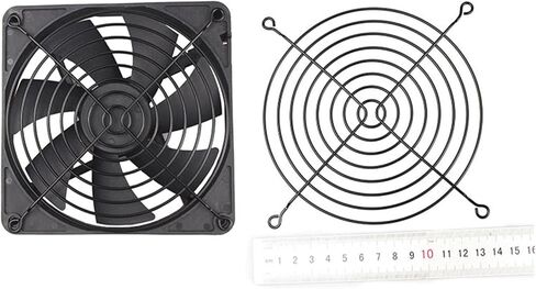 مروحة تبريد شواية معدنية للأصابع 5 قطع 140 ملم مروحة شوايات 140x140 متر شبكة معدنية حامي الاصبع in Kuwait