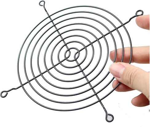 مروحة تبريد شواية معدنية للأصابع 5 قطع 140 ملم مروحة شوايات 140x140 متر شبكة معدنية حامي الاصبع in Kuwait