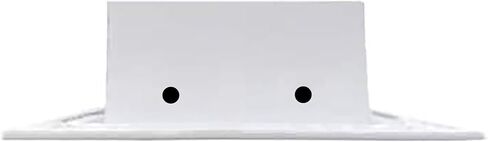 BUILDMART - 10x4 Modern AC Vent Cover - Decorative White Aluminum Air Vent - Standard Linear Slot Diffuser - Heating and Cooling Register Grille for Ceiling, Walls & Floors - Texas Buildmart in Kuwait