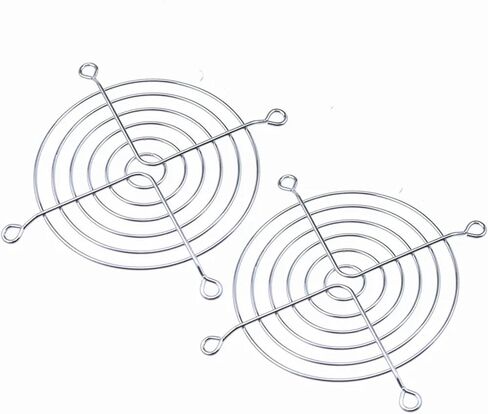 مروحة التبريد شواء المعادن فنجر الحرس 2 قطعة 9 سنتيمتر شبكة الحديد الفولاذ المقاوم للصدأ مراوح معدنية شواء 90 مللي متر 3.5 بوصة التيار المتناوب تيار مستمر مروحة 92x92 مللي متر in Kuwait