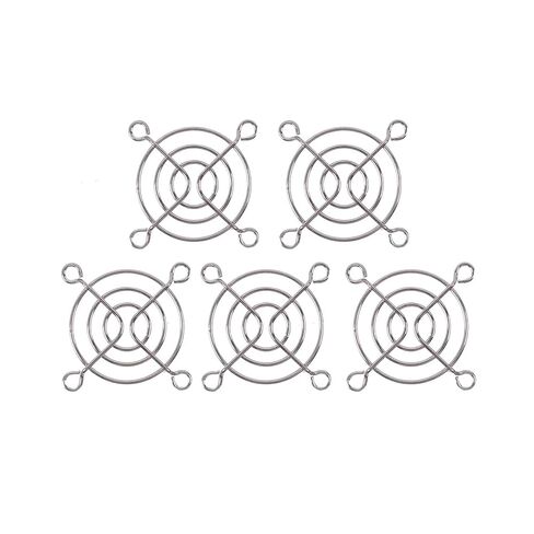 Cooling Fan Grill Metal Finger Guard 5pcs PC Case Cooling Fan Grills Desktop Finger Guard Protector Protection Cover 40mm 50mm 60mm 80mm 120mm(5pcs 50mm) in Saudi Arabia
