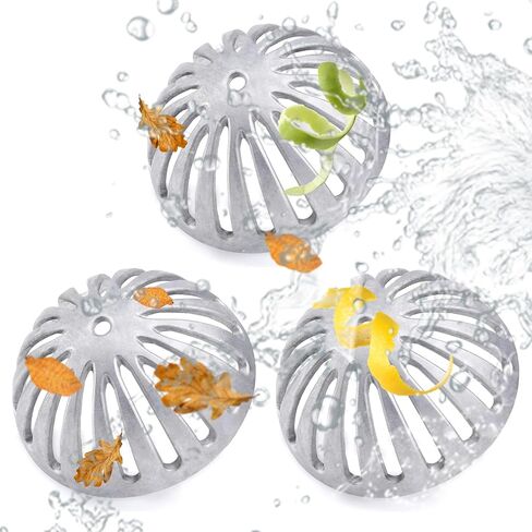 3 Pack Floor Sink Strainer Floor Drain Strainer Heavy Duty Aluminum Dome Sink Drain Strainer Floor Drain Cover for Kitchen, Bar, Outdoor Garden or Bath 5-1/4" Diameter x 2-1/4"H in Kuwait