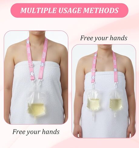 3PCS Mastectomy Drain Holder, Nylon Shower Drain Holder After Tummy Tuck, Adjustable with Hooks Secure for Mastectomy Abdominal Debridement Breast Cancer Post Surgery Care in Kuwait
