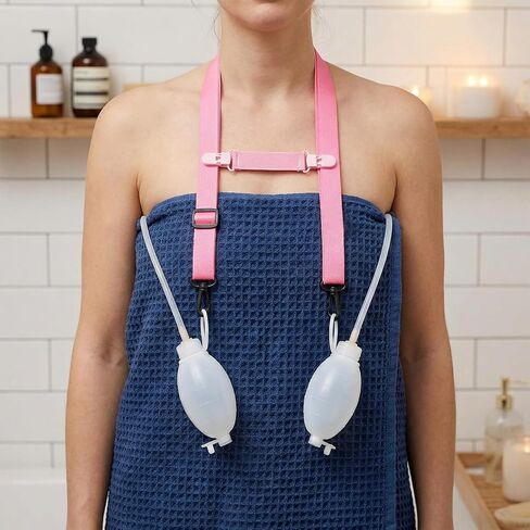 2 Set Shower Lanyard for Mastectomy Drain Holder,Adjustable Drains Lanyard Post Surgery Nylon Drain Holder After Tummy Tuck Mastectomy Abdominal Debridement Breast Cancer Post (Pink,Black) in Kuwait