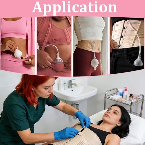 Sibba 3 Pack Shower Lanyard for Mastectomy Drain Holder, Abdominal Debridement Breast Cancer Tummy Tuck Patients Surgical Drain Holder, Mastectomy Recovery Supplies Drains Holders with 2 Hooks in Kuwait