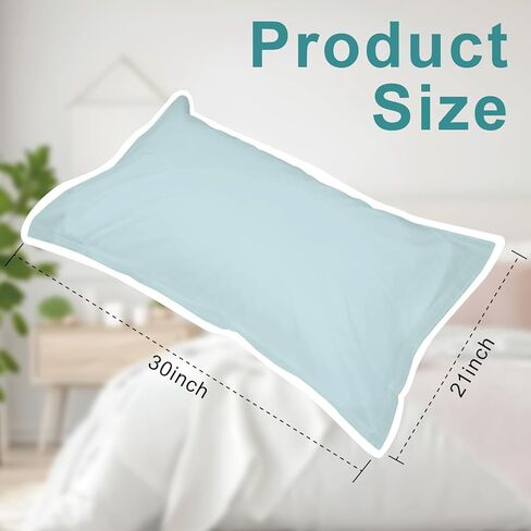Disposable Pillow Case Covers(Pack of 100),Bulk Pillow Cases for Medical Hospital Travel,Paper Pillow Cases Disposable 21" Width x 30"Length (Blue) in Kuwait