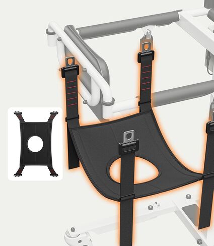 حمالة صوان رفع المريض من VOCIC، صوان رفع بجانب السرير، حبال فقط لـ AY06 in Kuwait