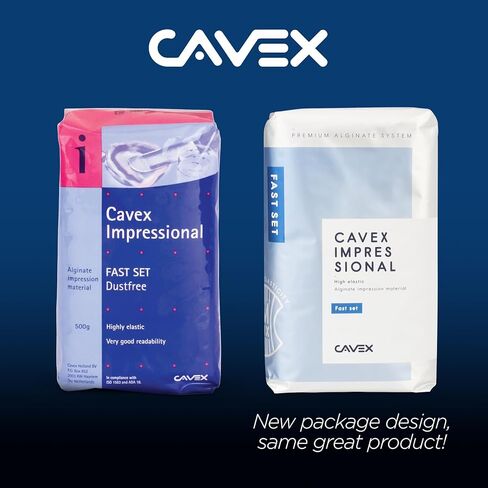 Cavex Impressional Alginate Impression Material, Normal Set, 500 Grams in Kuwait