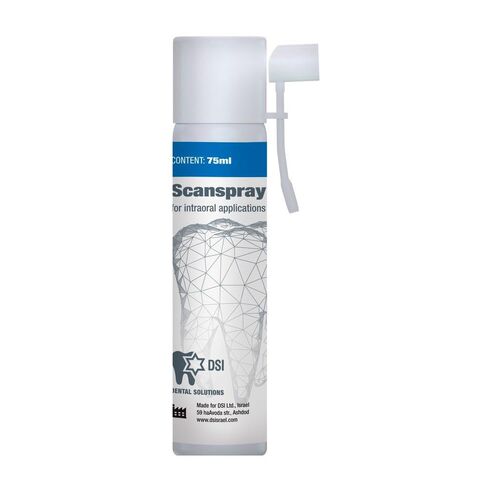 DSI MT-3730062 Intraoral Scan Spray for 3D CAD/CAM Digital Scanning Surface Matting 75mL in Saudi Arabia