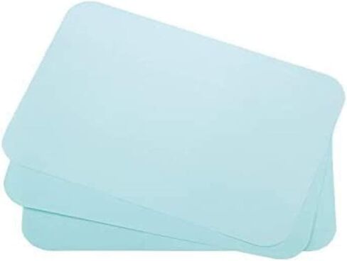 أغطية صينية الأسنان - صينية مقاس B مقاس 8.5 × 12.25 بوصة، ورق صينية ممتاز رائع أيضًا لصينية التجميل، عبوة من 1000 قطعة، من Vivid (أزرق) in Kuwait