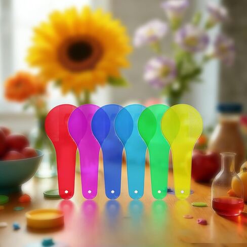 6Pcs Color Paddles,Transparent Optics Filter Plate Color Learning for Learning and Education,Educational Science,Cognition Science in Kuwait