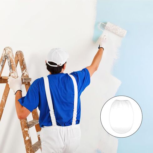 10 PCS Paint Strainer Bags 5 Gallon, Paint Filter Bag White Fine Mesh Strainer Bags, Elastic Top Opening Mesh Bag for Gardening, Paint in Kuwait