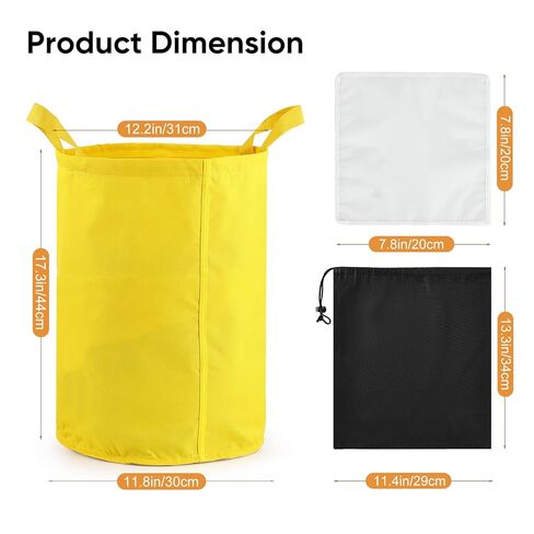 5 Gallon Filter Bag, 5 Pack Mesh Filter Bags with Handle 25-220 Micron Bags for Hydroponics, Brewing, Gardening, Reusable Straining Bag with Filter Screen and Storage Pouch in Kuwait