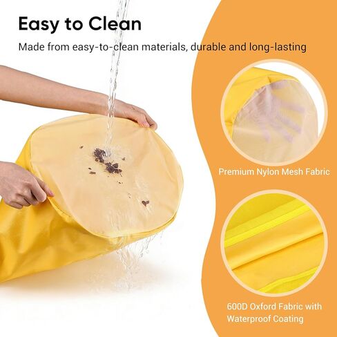 5 Gallon Filter Bag, 5 Pack Mesh Filter Bags with Handle 25-220 Micron Bags for Hydroponics, Brewing, Gardening, Reusable Straining Bag with Filter Screen and Storage Pouch in Kuwait