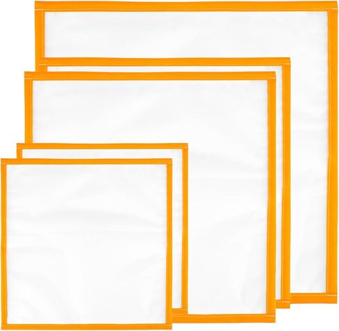 شاشة فلتر 8/10/12 بوصة 25 ميكرون لحقيبة مصفاة فلتر سعة 5 جالون، 5 قطع شبكة شاشة ضغط للترشيح الدقيق، ترشيح يربا ميت للشاي والقهوة، قابلة لإعادة الاستخدام وقابل للغسل in Kuwait