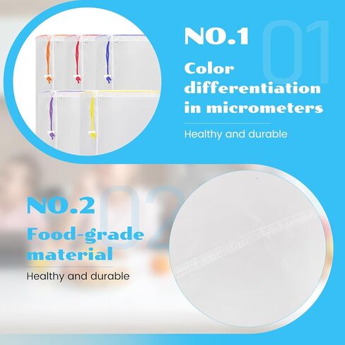 5-Gallon Mesh Filter Bags, 5 Color Fine Nylon Mesh Strainer Bag Set, Reusable Filter Bag for 5 Gallon Bucket, Premium Pressing Screen & Storage Pouch (25 to 220-Micron) in Kuwait
