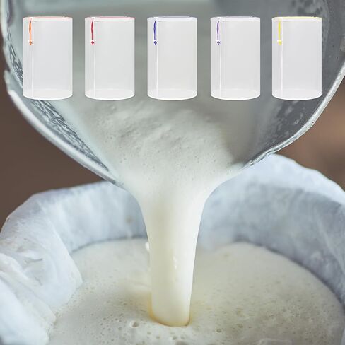 5-Gallon Mesh Filter Bags, 5 Color Fine Nylon Mesh Strainer Bag Set, Reusable Filter Bag for 5 Gallon Bucket, Premium Pressing Screen & Storage Pouch (25 to 220-Micron) in Kuwait