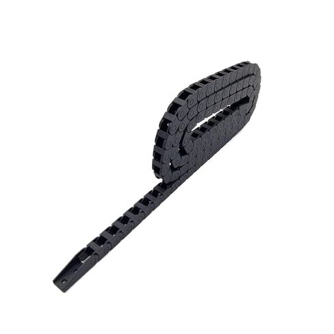 1 Meter 5x5mm Drag Chain Wire Carrier Cable Holder Miniature Bridge Type Non Opening with End Connectors Nylon Towline in Kuwait