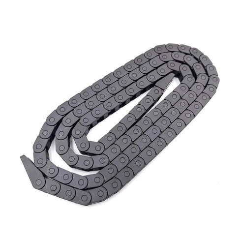 1 Meter 5x5mm Drag Chain Wire Carrier Cable Holder Miniature Bridge Type Non Opening with End Connectors Nylon Towline in Kuwait