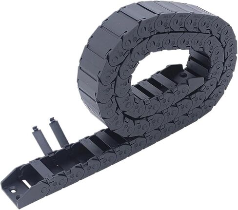 1-Meter Cable Drag Chain semi Enclosed Inner Opening Series J15BF.3. N 15 * 15 15 * 20 15 * 30 15 * 40 15 * 50 1M(28mm,15x40 mm) in Kuwait