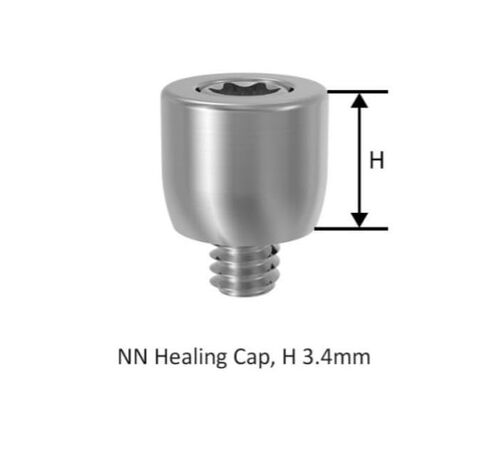 Straumann Compatible Dental Implants NN Healing Cap, Height 3.4mm in Kuwait