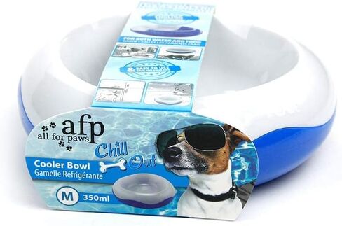 ALL FOR PAWS Chill Out - Dog Cooler Bowl, Pet Frosty Bowl, Pet Cooler Bowl Keeps Water Cool and Fresh for Hours in Kuwait