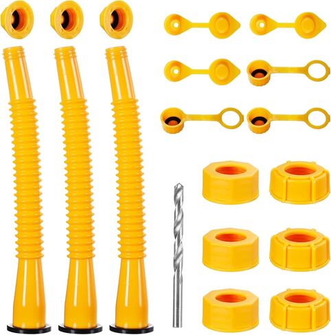 Long Gas Can Spout Replacement, Our replacement spout features a 10.2in extended nozzle (2in longer than standard). Gas can nozzle (3 Pack-Yellow) for 1/2/5/10 gal oil cans in Kuwait