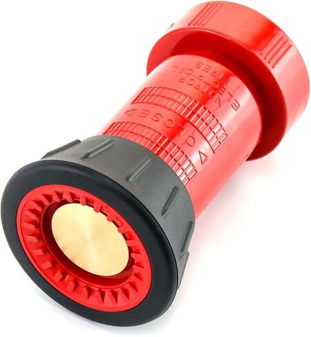 QWORK Fire Hose Nozzle, 1-1/2" Heavy Duty NPSH Thermoplastic Constant Flow Fog Nozzle in Saudi Arabia