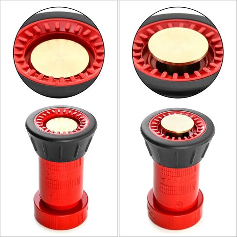 QWORK Fire Hose Nozzle, 1-1/2" Heavy Duty NPSH Thermoplastic Constant Flow Fog Nozzle in Saudi Arabia