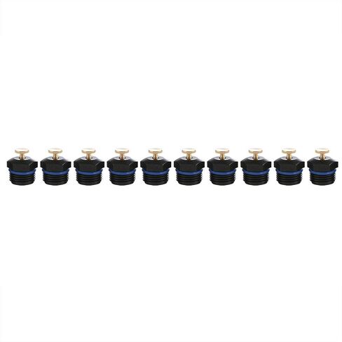 10PCS Adjustable Microspray Nozzles, 1/2 DN15 Lawn Watering Irrigation Nozzle, Engineering Plastics Watering Nozzle Misting Sprinkler for Garden Hose Plants Lawn in Saudi Arabia