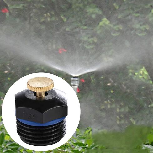 10PCS Adjustable Microspray Nozzles, 1/2 DN15 Lawn Watering Irrigation Nozzle, Engineering Plastics Watering Nozzle Misting Sprinkler for Garden Hose Plants Lawn in Saudi Arabia