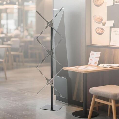 Missyou 3D Hologram Fan Stand for Exhibition Display - Vertical 3-Unit Splicing Bracket Fits 56/65/70cm Projectors - Heavy Duty Metal Wall Structure - Tech Gift for Festivals (Fans Not Included) in Kuwait