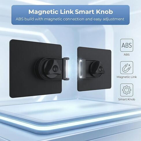 2 Packs Universal Monitor Connection Bracket Magnetic Monitor Alignment Clips for All Computer Monitors Curved and Flat Screen Strong Adhesive Monitor Alignment Bracket with Mouse Pad in Kuwait