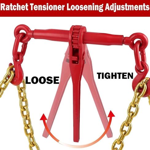 3/8"-1/2" Ratchet Chain Binders, Heavy Duty Adjustable Chain Binders and Load Binders for Truck Towing & Industrial Hauling in Kuwait