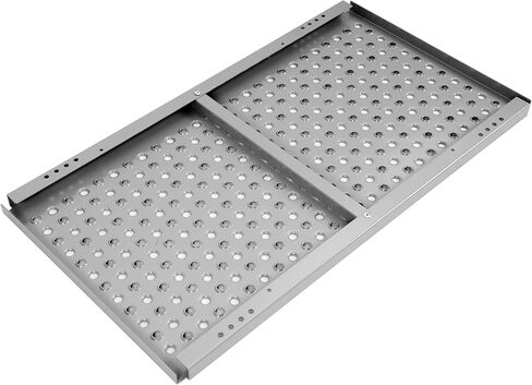 19"x34" Deck Plate Compatible with reightliner Peterbilt Kenworth Catwalk Steel Semi Truck Deck Plate Powder Coated Silvery in Saudi Arabia
