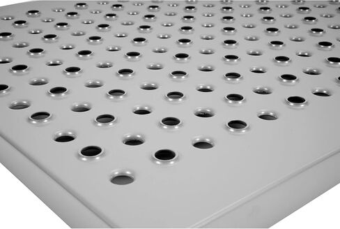 19"x34" Deck Plate Compatible with reightliner Peterbilt Kenworth Catwalk Steel Semi Truck Deck Plate Powder Coated Silvery in Saudi Arabia