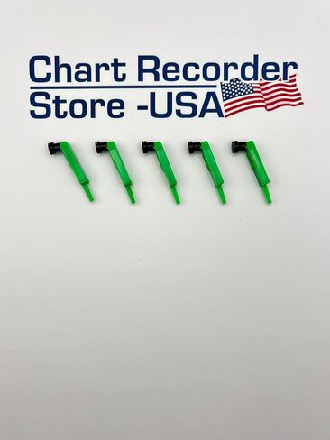أقلام مسجلة خضراء من Partlow، 5 عبوات، رقم Partlow 60500401، لمسجلات المخططات MRC5000 MRC7000 in Kuwait