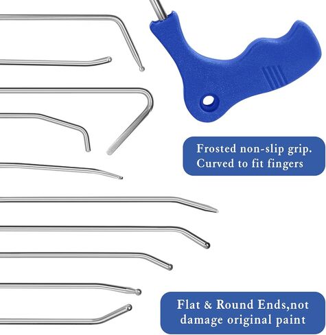 LadyRosian Dent Reflection Board Paintless Car Dent Reflector Board Stripe Line Inspection Board with Adjustable Holder in Kuwait