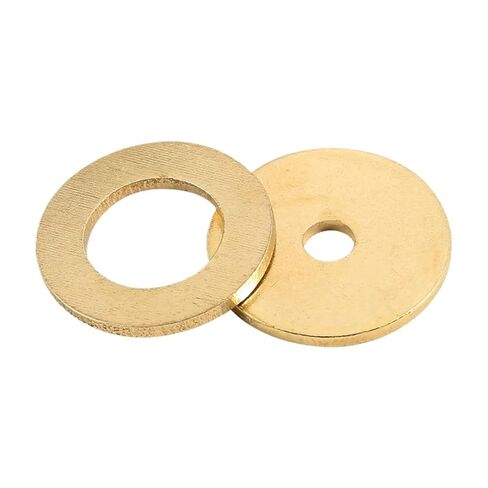 Steel washers, Brass Flat Washer Sealing Rings M2-M20 Thickness 0.4-3mm Set(M3x7x0.5-100PCS) in Saudi Arabia