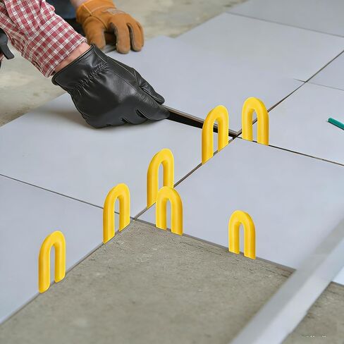 1200 قطعة من حشوات حدوة الحصان، حشوات البلاط، حشوات U، حشوات النوافذ، حشوات بلاستيكية للتسوية، أزرق 1/16 بوصة، أحمر 1/8 بوصة، أصفر 3/16 بوصة، أسود 1/4 بوصة (1200) in Kuwait