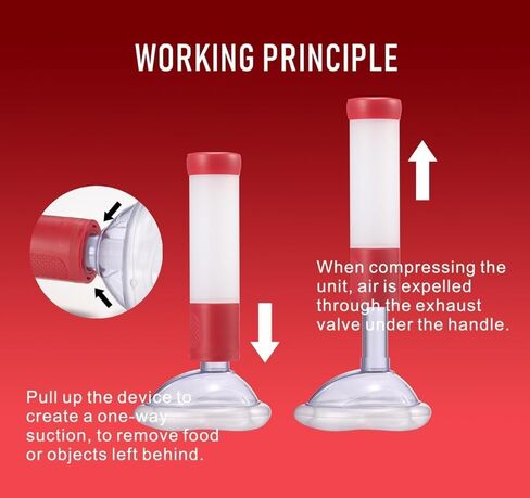 Airway Choking Rescue Device Storage Bag - Lightweight Drawstring Case for Quick Access Color Red-Z1 in Kuwait