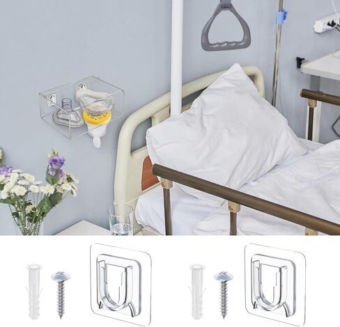 Beautyflier Wall-Mounted Holder for LifeVac Choking Rescue Device, Durable Acrylic Shelf Box for Airway Suction Device, Holds 1 Device + 1 Mask, Easy to Install and Access (Holder Only) in Kuwait