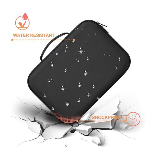 BOVKE Case for Smart Nebulizer for Breathing Problems, Desktop Inhaler Nebulizer for Adults and Kids, Digital Asthma Jet Nebulizer Machine Bag for Home Use, Space for Masks, Tubing, Mouthpiece, Black in Kuwait
